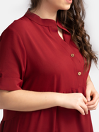 Плаття-сорочка жіноча Karko SA930 42-44 Червоне (5903676030911) - зображення 4