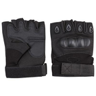 Тактичні рукавички короткі, розмір Pro M, чорний. - изображение 3