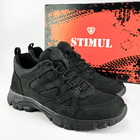 Тактические кроссовки летние Stimul Хамелеон черный кожаные сетка 41 - изображение 10