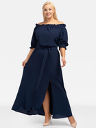Плаття довге жіноче Karko SA992 42-44 Темно-синє (5903676028062) - зображення 1