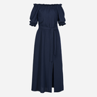 Плаття довге жіноче Karko SA992 50-52 Темно-синє (5903676028086) - зображення 6