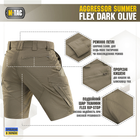 M-Tac шорти Aggressor Summer Flex Dark Olive XS - зображення 5