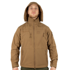 Куртка демісезонна софтшелл SOFTSHELL JACKET SCU 2XL Coyote - зображення 3