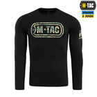 Футболка рукав длинный M-Tac Logo Black 2XL - изображение 2