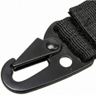 Пряжка карабин с кольцом для ключей фонариков рюкзаков ремней аксессуаров Хаки - изображение 4