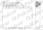 Радиатор печки Polcar 2015N83 BMW 5 Series 1348725