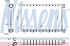 Радіатор пічки NISSENS 70527 BMW 3 Series, 1 Series, X1 64116941991, 6934783, 6941991