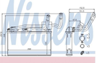 Радиатор печки NISSENS 70529 BMW X6, X5 64116968203, 6968203
