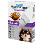 Протикліщові краплі на холку для собак СУПЕРІУМ Невертікс, 1,5-4 кг