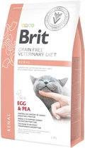 Сухой корм для кошек Brit VD Renal при заболеваниях почек с яйцом и горохом