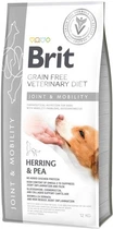 Сухой корм для взрослых Brit VetDiets для суставов с селедкой лососем горохом и гречихой