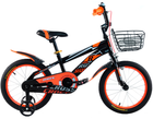 Велосипед Crossride 16" BMX ST Brix черно-оранжевый (04572-1)