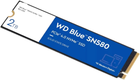 SSD диск Western Digital Blue SN580 2TB M.2 2280 NVMe PCIe 4.0 x4 3D NAND TLC (WDS200T3B0E) - зображення 3