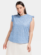Блуза жіноча Karko BA121 38/40 Синя (5903676086321) - зображення 1