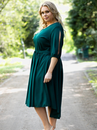Сукня міді літня жіноча Karko SB169 46/48 Зелена (5903676069881) - зображення 4