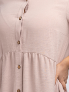 Сукня-сорочка міді осіння жіноча Karko SB253 42/44 Бежева (5903676078920) - зображення 8