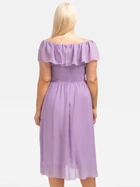 Сукня вечірня міді літня жіноча Karko SB248 54 Фіолетова (5903676082903) - зображення 2
