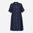 Сукня-сорочка міді літня жіноча Karko SB528 50/52 Темно-синя (5903676114055) - зображення 9