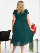 Сукня вечірня міді літня жіноча Karko SB531 44 Зелена (5903676115908) - зображення 5