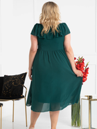 Сукня вечірня міді літня жіноча Karko SB531 46 Зелена (5903676115915) - зображення 5