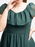 Сукня вечірня міді літня жіноча Karko SB531 46 Зелена (5903676115915) - зображення 8