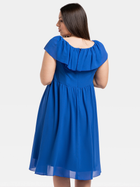 Сукня вечірня міді літня жіноча Karko SB532 38 Синя (5903676115977) - зображення 2