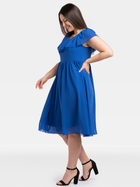 Сукня вечірня міді літня жіноча Karko SB532 56 Синя (5903676116066) - зображення 3