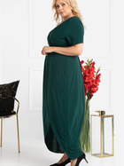 Сукня довга літня жіноча Karko SB534 42/44 Темно-зелена (5903676114130) - зображення 5
