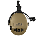 Активні навушники Sordin Supreme Mil Mil AUX Neckband Sand 76308-05-S - зображення 3