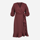 Сукня на запах міді осіння жіноча Karko SB627 46/48 Червона (5903676118190) - зображення 5