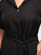 Сукня-сорочка міді літня жіноча Karko SB636 42/44 Чорна (5903676126119) - зображення 7
