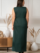 Плаття на запах довге літнє жіноче Karko SB921 54 Зелене (5903676180722) - зображення 8
