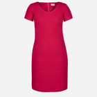 Плаття-футболка міді літнє жіноче Karko SC093 46 Рожеве (5903676191612) - зображення 4