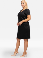 Плаття-футболка міді літнє жіноче Karko SC096 40 Чорне (5903676191483) - зображення 3