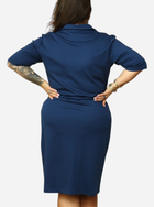 Плаття-сорочка міді літнє жіноче Karko SC109 54-56 Темно-синє (5903676192510) - зображення 2