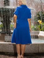Плаття-сорочка міді літнє жіноче Karko SC114 42-44 Синє (5903676192916) - зображення 9