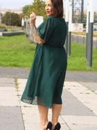 Плаття міді літнє жіноче Karko SC134 50 Зелене (5903676197652) - зображення 8