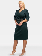 Sukienka ołówkowa damska elegancka Karko SC124 46 Zielona (5903676198680) - obraz 3