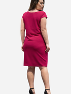 Sukienka ołówkowa damska Plus Size Karko SA259 54-56 Różowa (5903676029465) - obraz 4