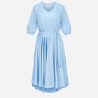 Sukienka trapezowa damska midi Karko SB166 54-56 Niebieska (5903676069751) - obraz 4