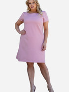 Плаття міді літнє жіноче Karko SB334 50-52 Рожеве (5903676073130) - зображення 3