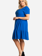 Плаття міді літнє жіноче Karko SB140 38-40 Синє (5903676063278) - зображення 5