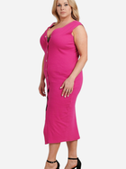 Плаття міді літнє жіноче Karko SB876 42-44 Рожеве (5903676154259) - зображення 3