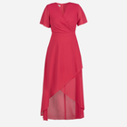 Плаття на запах довге літнє жіноче Karko SA633 46 Рожеве (5903676046561) - зображення 4