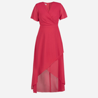 Плаття на запах довге літнє жіноче Karko SA633 50 Рожеве (5903676046585) - зображення 4