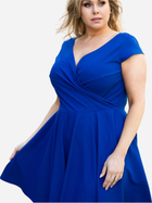 Плаття на запах коротке літнє жіноче Karko SB146 46-48 Синє (5903676065456) - зображення 6