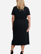 Плаття-сорочка міді літнє жіноче Karko SB879 46-48 Чорне (5903676154464) - зображення 2