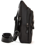 Тканевая мужская сумка Lanpad черная сумка через плечо (277905) - изображение 4