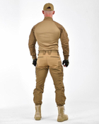 Тактический штурмовой костюм с наколенниками штаны+убакс M койот (87075) - изображение 10