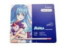 Олівці кольорові Marco Chroma Manga у металевому пеналі 24 кольори (8550-24TN)